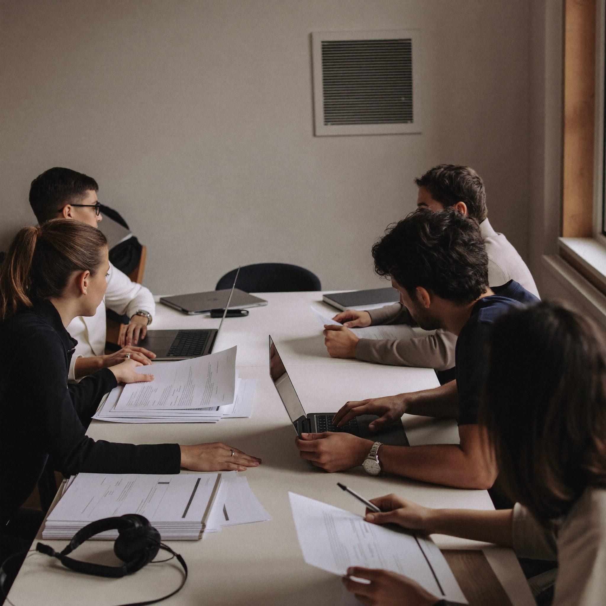 The Elvaris team discussing a client's estate structure